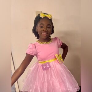 Pink And Yellow Pageant Dress 6t
